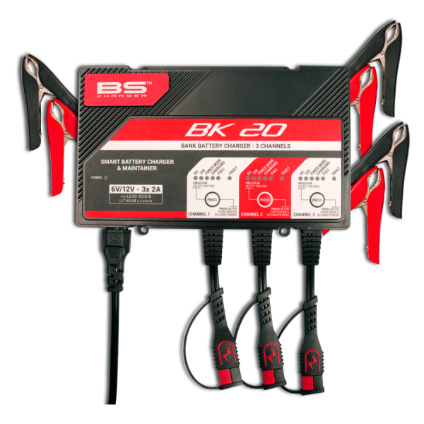 Cargador de Baterías BK-20 BS BATTERY - Imagen 2