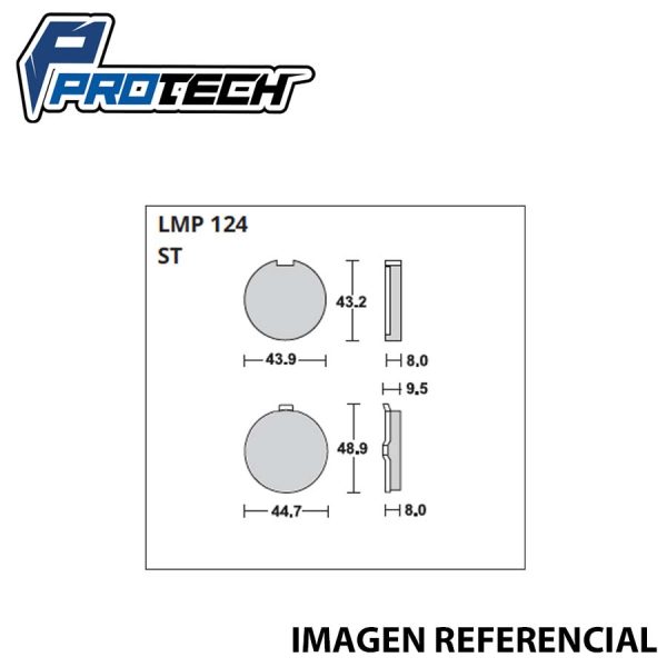 Pastilla Freno ProTech LMP-124