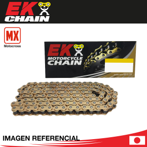 Cadena Transmisión EK 420SH-140L Dorada