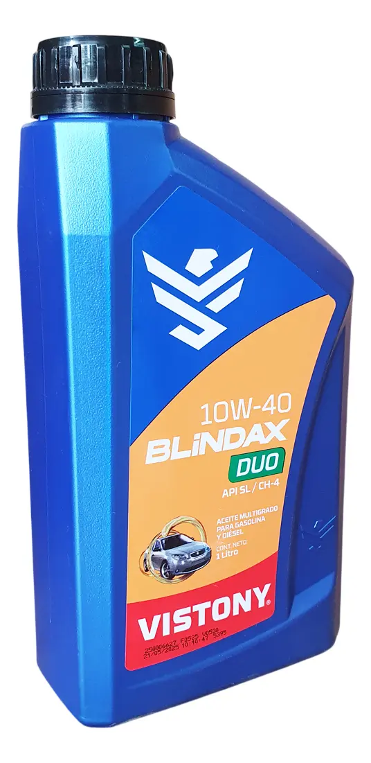 ACEITE DE RELLENO 10W40 1LT DUO-VISTONY AUTO - Imagen 2