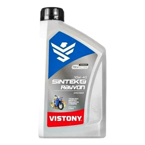 Aceite 10w40 Sintetico Moto 4t 1 Litro Vistony