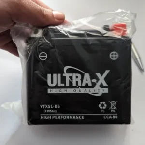 BATERIA ULTRA-X 12V 5AH PARA MOTOS Y BICIMOTOS